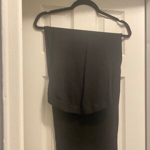 black strapless body con